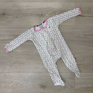 Magnetic Me Cherry Print Footie